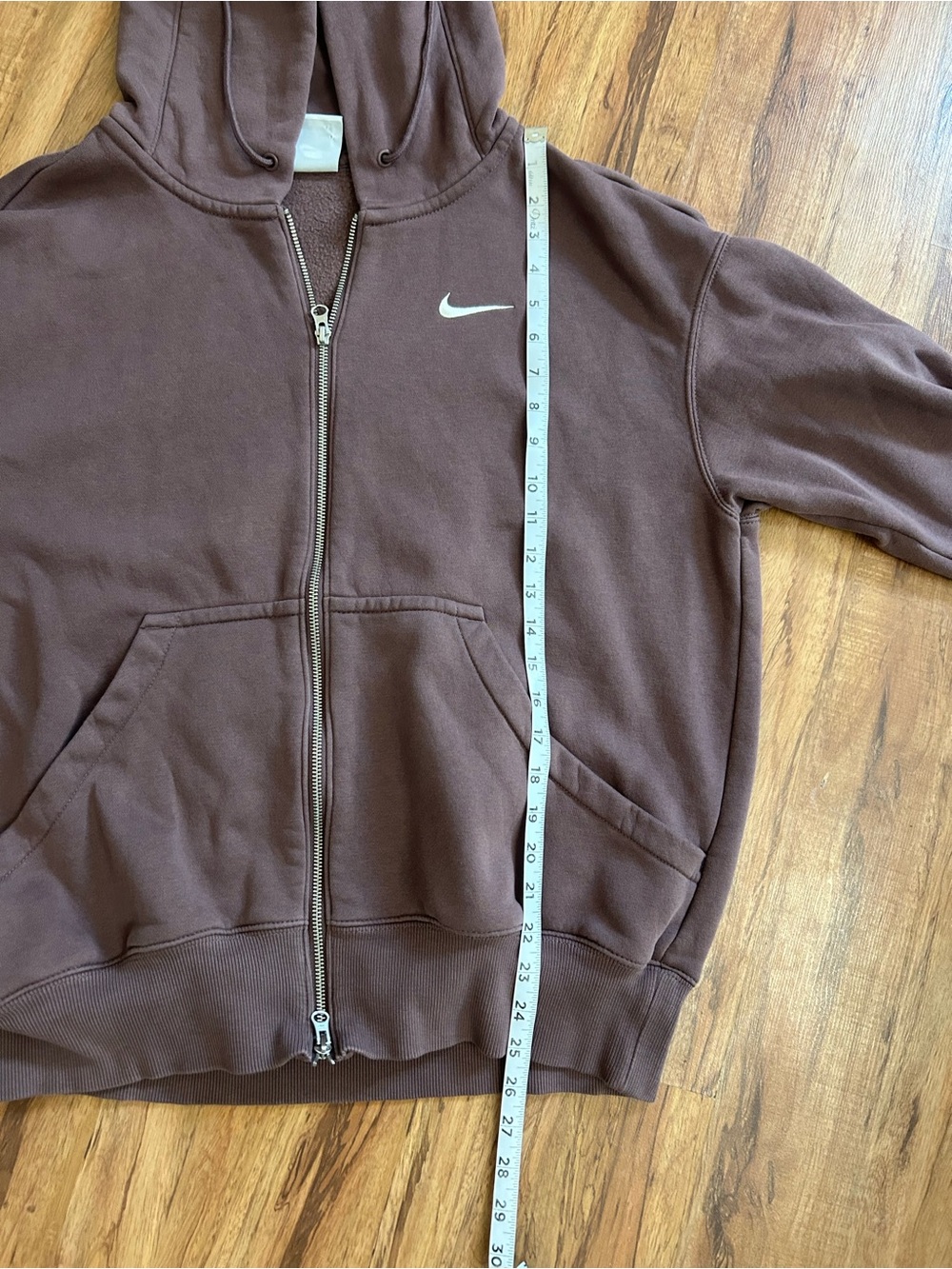 Nike Phoenix Fleece Oversized Zip Up Hoodie Sweatshirt Womens S - Picture 9 of 9